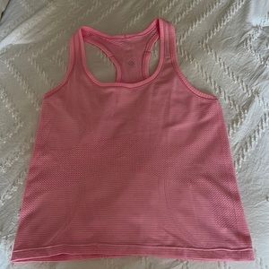 Lululemon swiftly tank (light pink) size